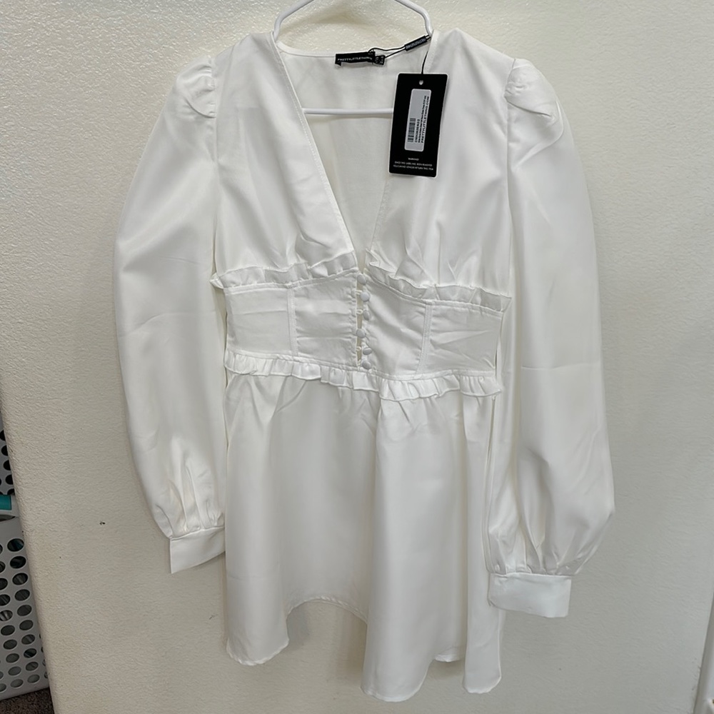 New white shirt dress size 6